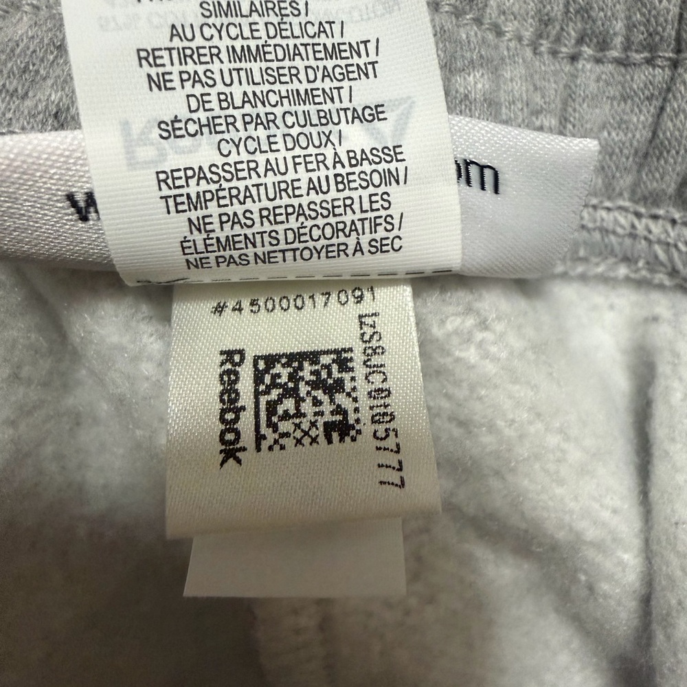 Reebok Renew FT Shorts Womens XXXL Grey Heather New French Terry Loungewear - Picture 7 of 8